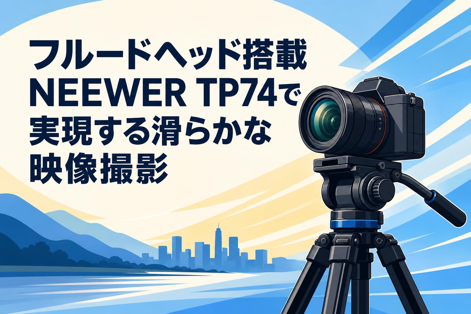 フルードヘッド搭載NEEWER TP74で実現する滑らかな映像撮影