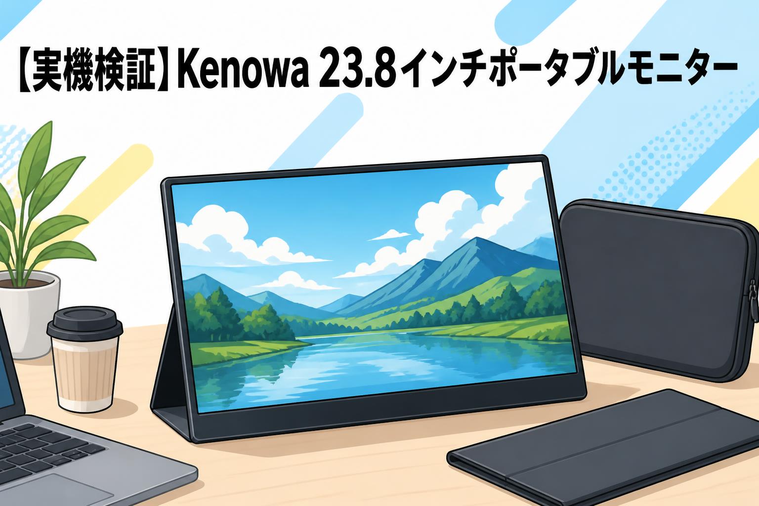 【実機検証】Kenowa 23.8インチポータブルモニターのメリット・デメリット