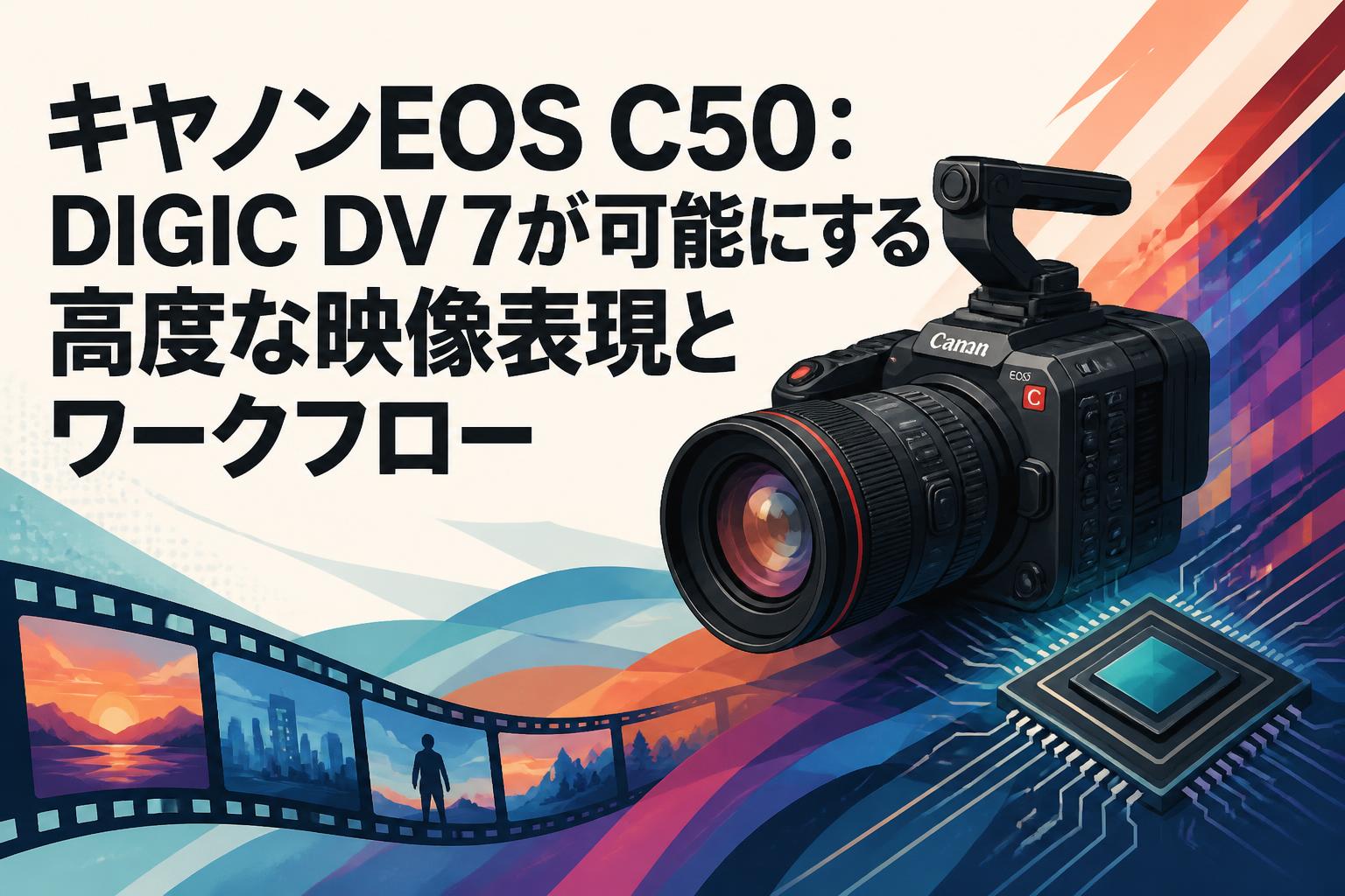 キヤノンEOS C50：DIGIC DV 7が可能にする高度な映像表現とワークフロー