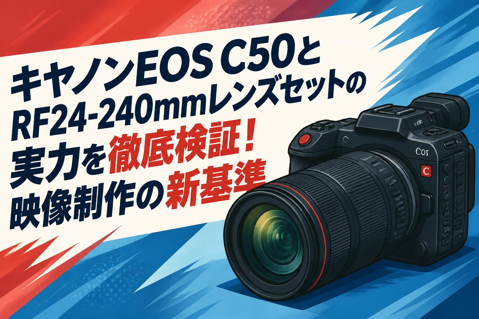 キヤノンEOS C50とRF24-240mmレンズセットの実力を徹底検証！映像制作の新基準