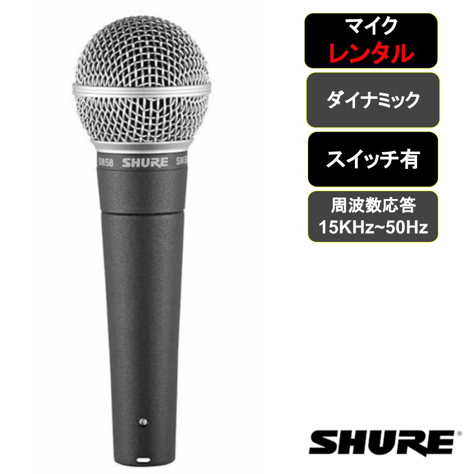 SHURE SM58S スイッチ有