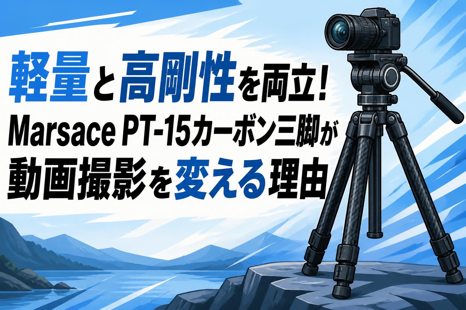 軽量と高剛性を両立！Marsace PT-15カーボン三脚が動画撮影を変える理由