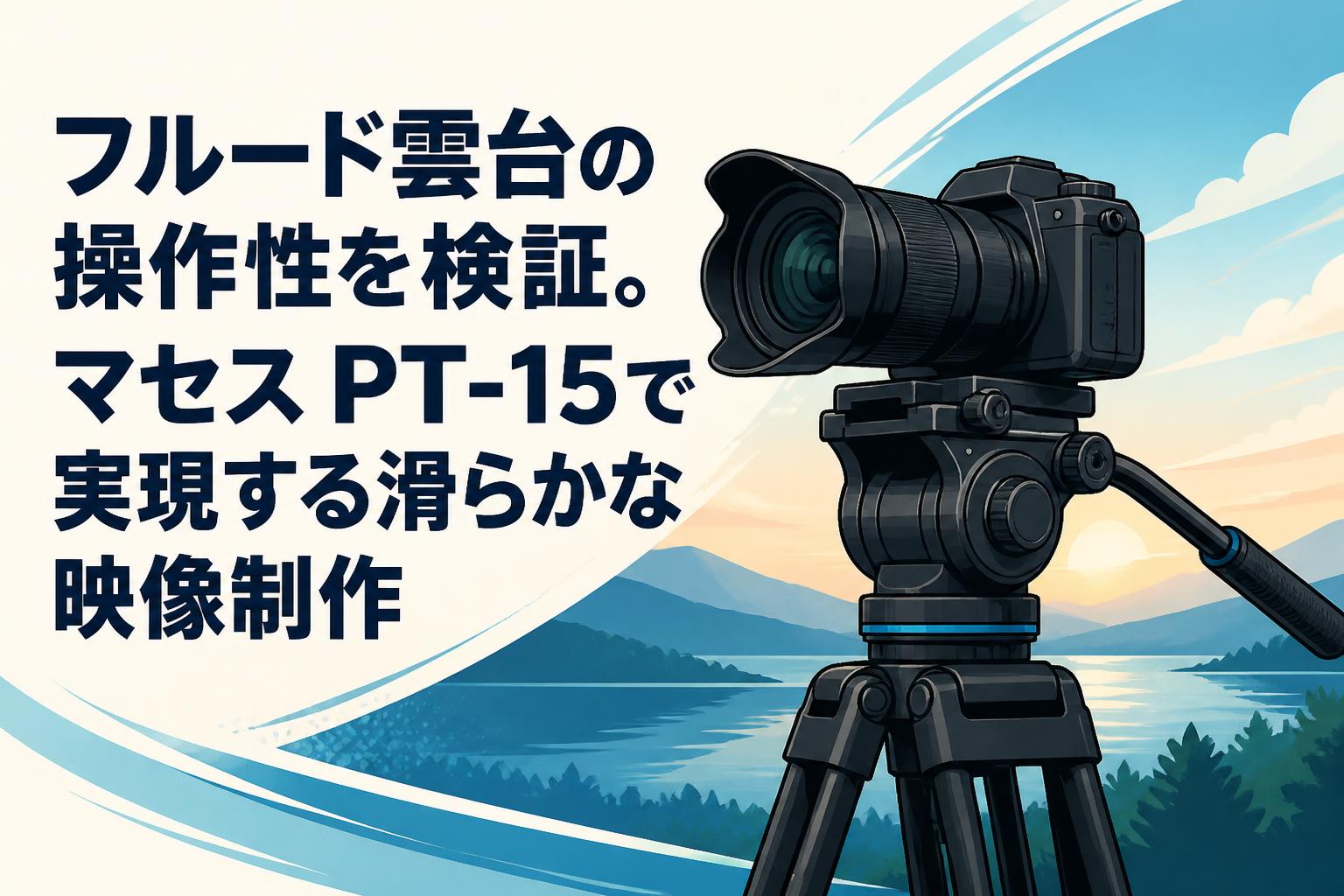 フルード雲台の操作性を検証。マセス PT-15で実現する滑らかな映像制作