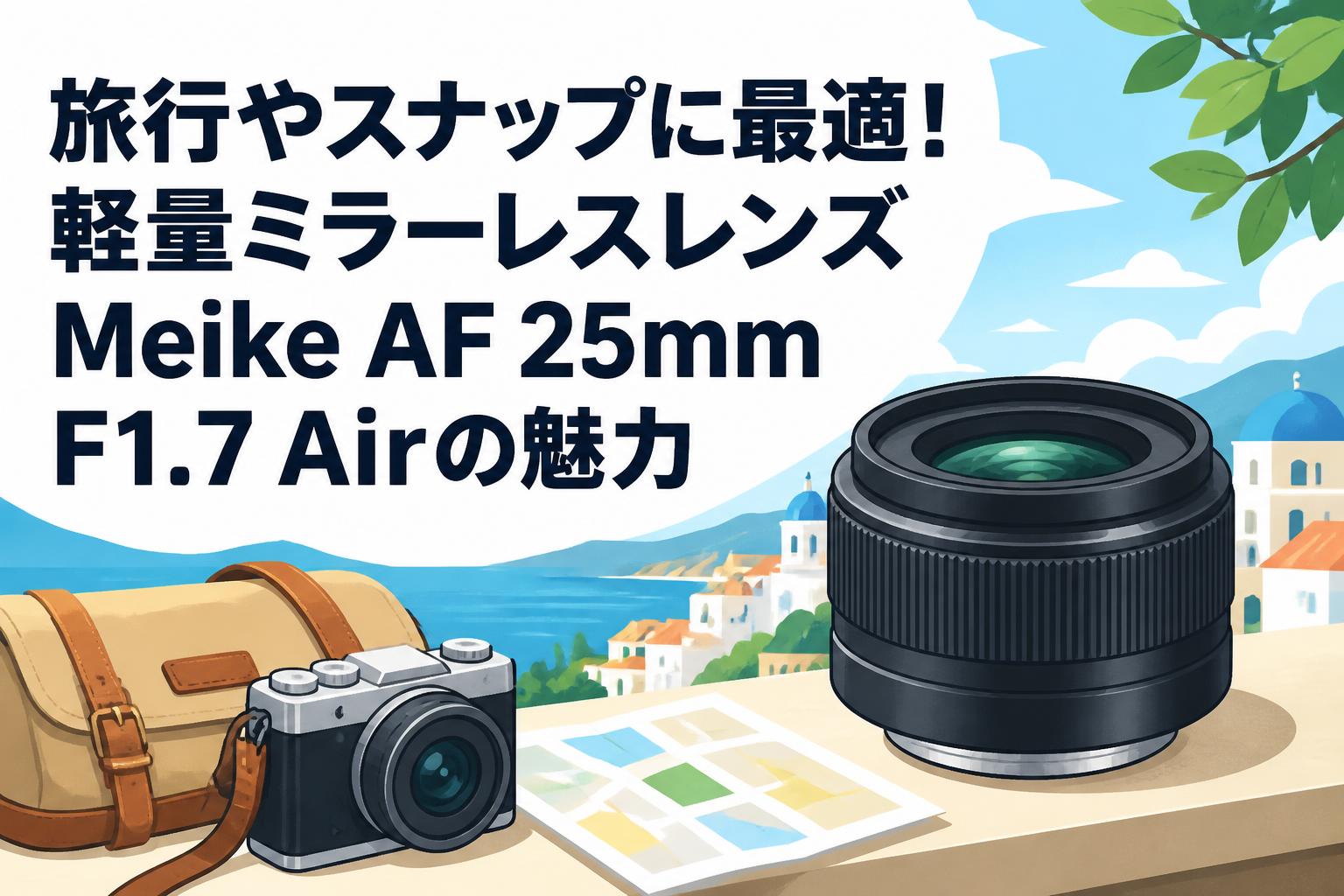 旅行やスナップに最適！軽量ミラーレスレンズ Meike AF 25mm F1.7 Airの魅力