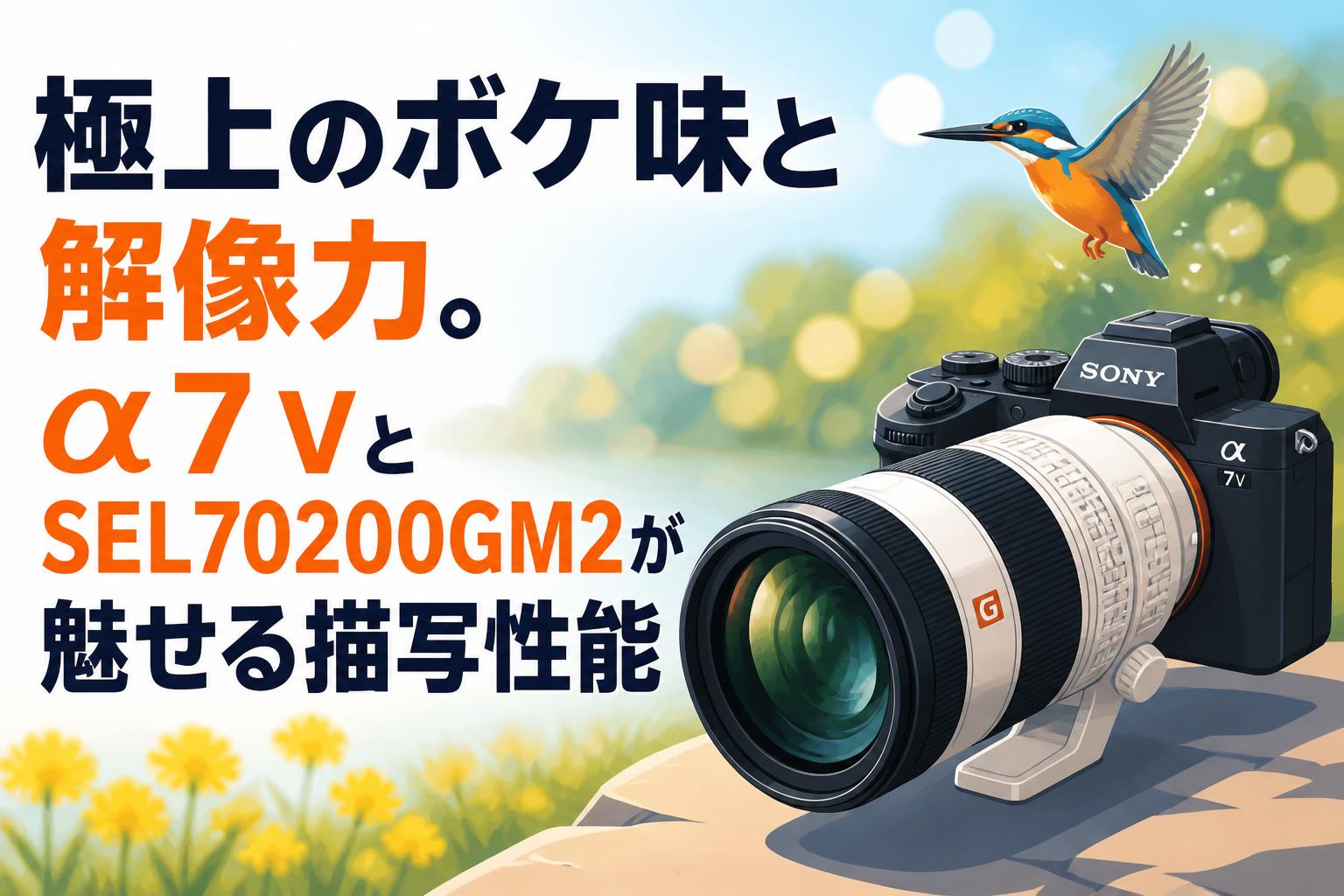極上のボケ味と解像力。α7 VとSEL70200GM2が魅せる描写性能