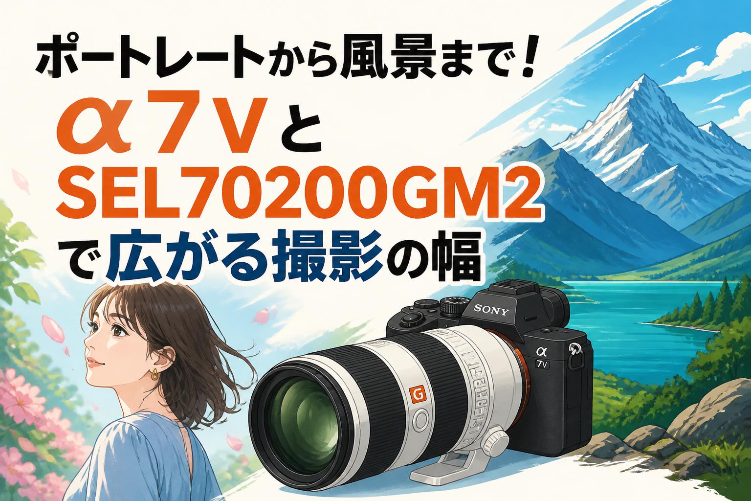 ポートレートから風景まで！α7 VとSEL70200GM2で広がる撮影の幅