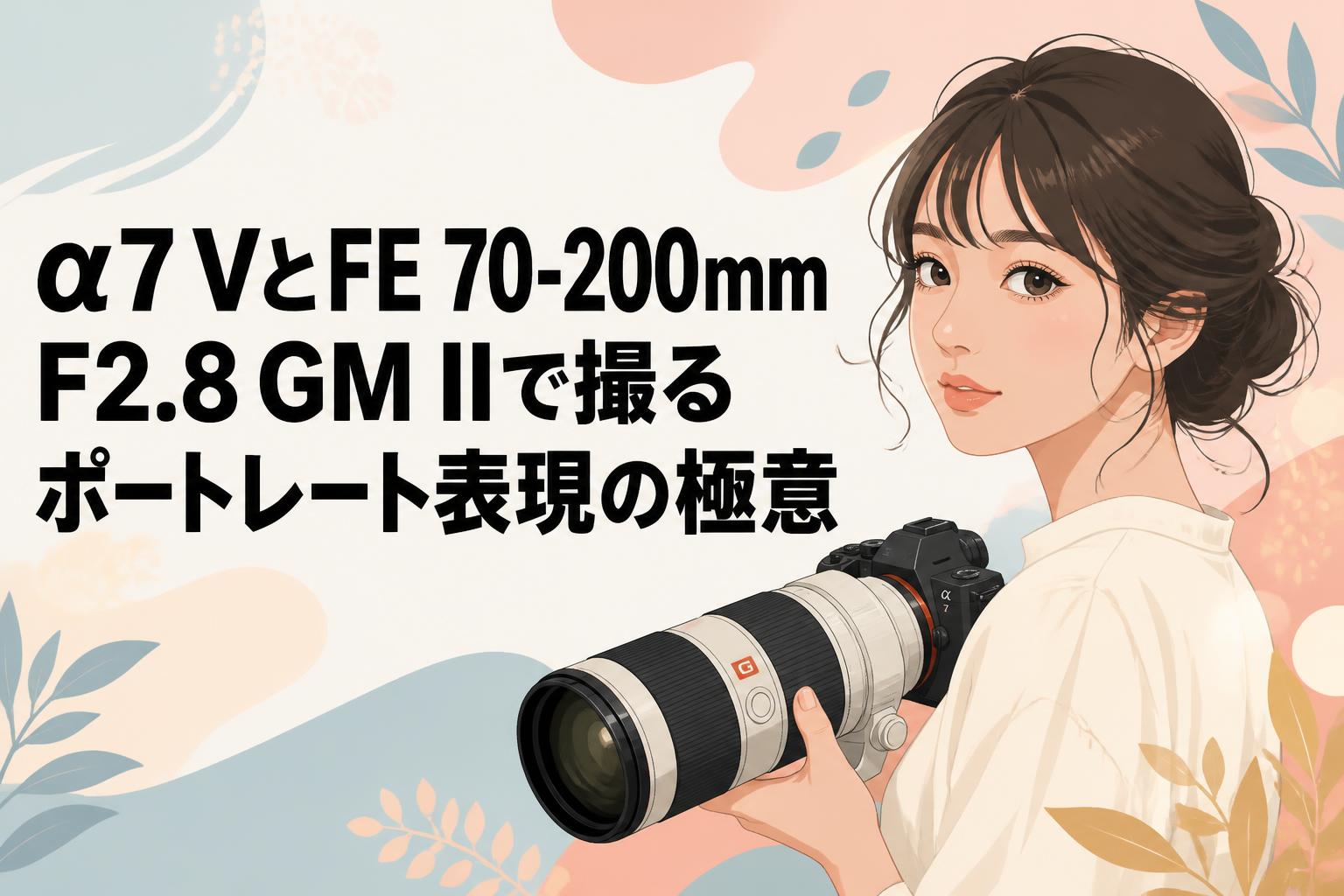α7 VとFE 70-200mm F2.8 GM IIで撮るポートレート表現の極意