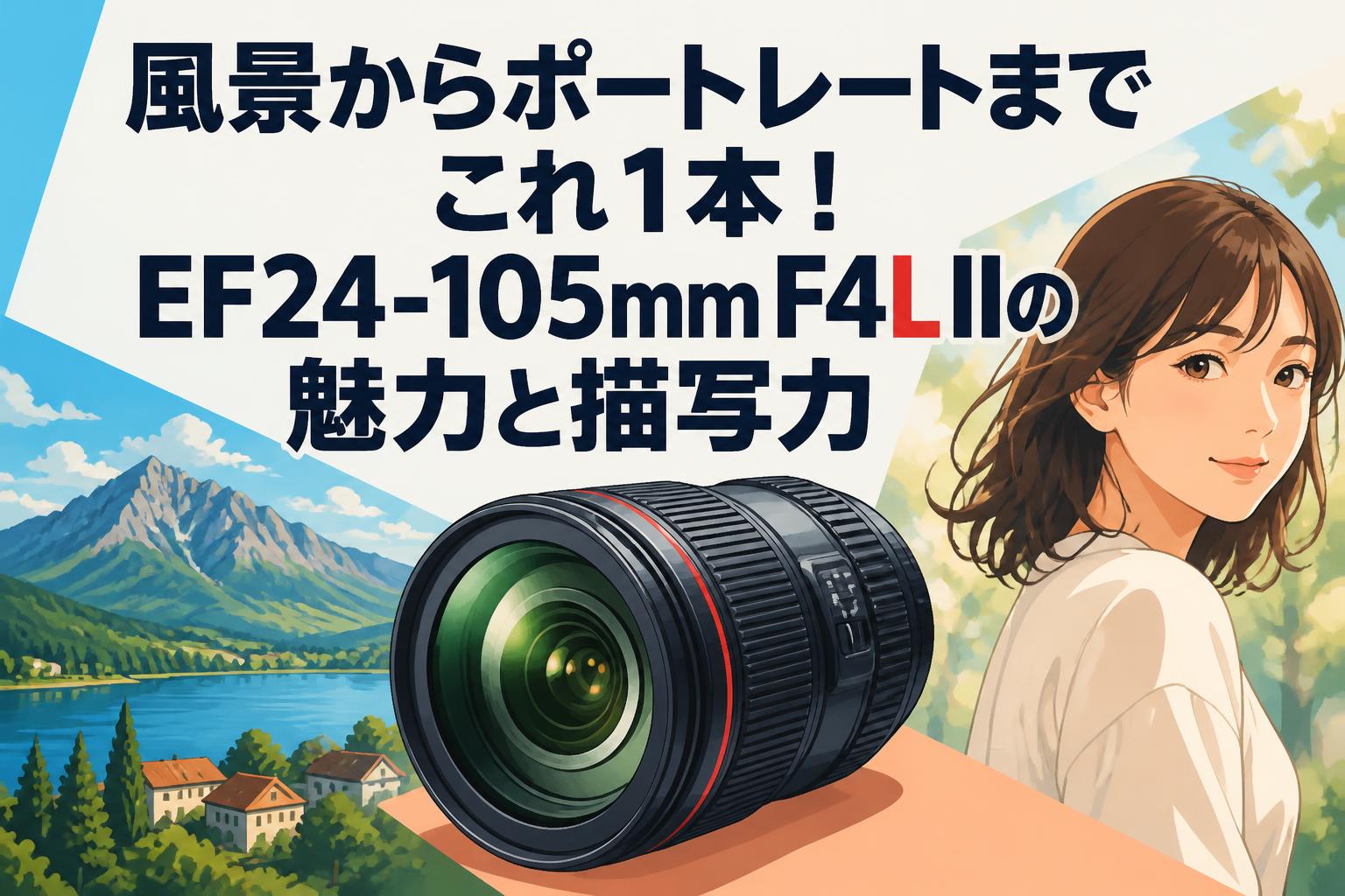 風景からポートレートまでこれ1本！EF24-105mm F4L IIの魅力と描写力