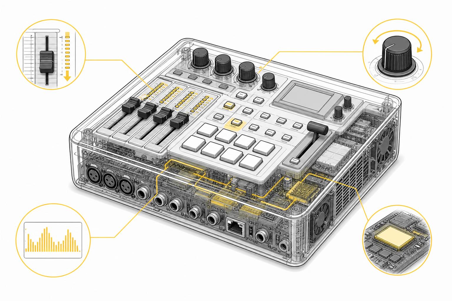 視聴者の関心を惹きつける4つのオーディオミキサー機能と音声演出