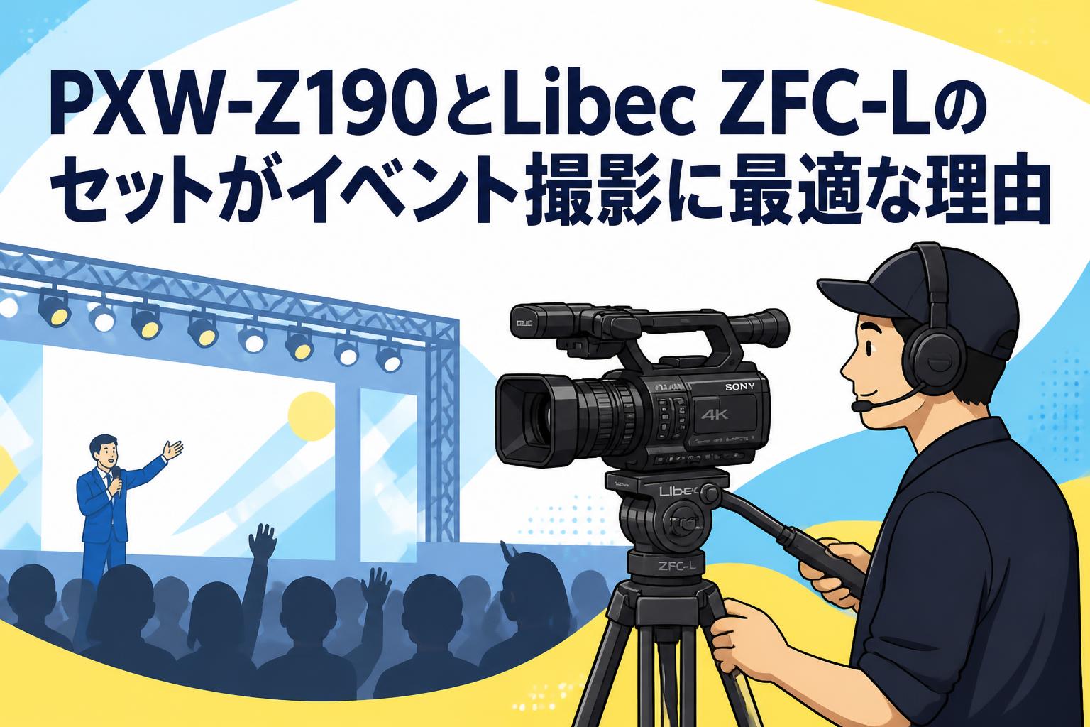 PXW-Z190とLibec ZFC-Lのセットがイベント撮影に最適な理由