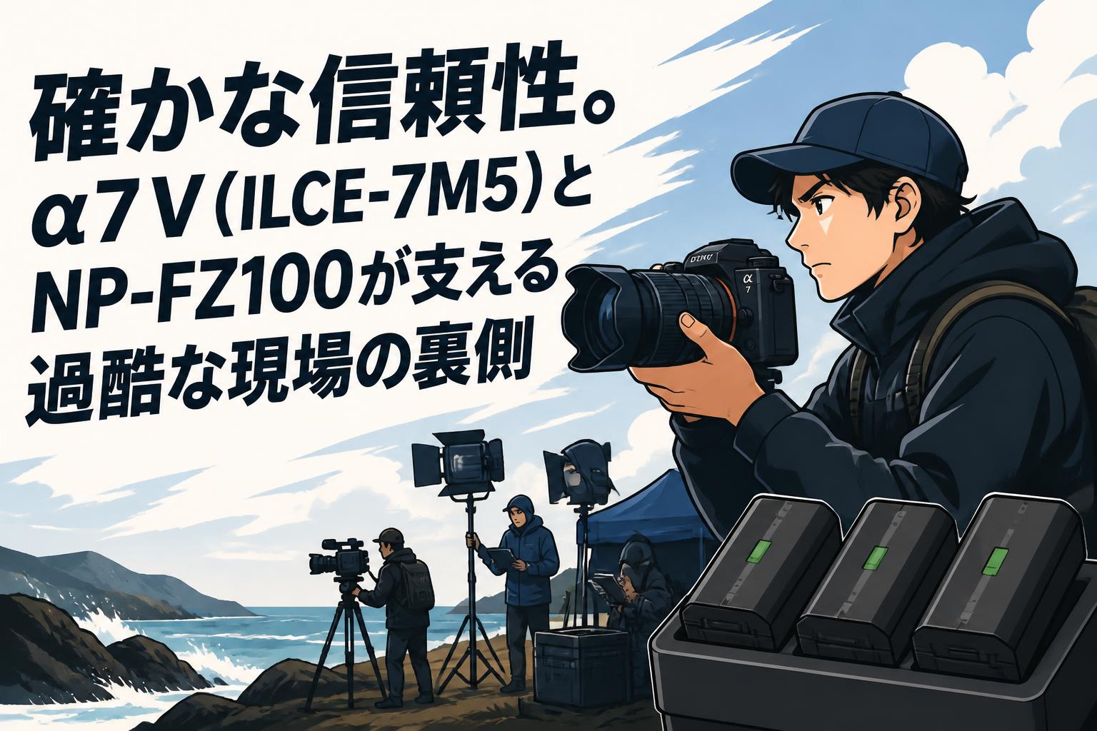 確かな信頼性。α7 V（ILCE-7M5）とNP-FZ100が支える過酷な現場の裏側