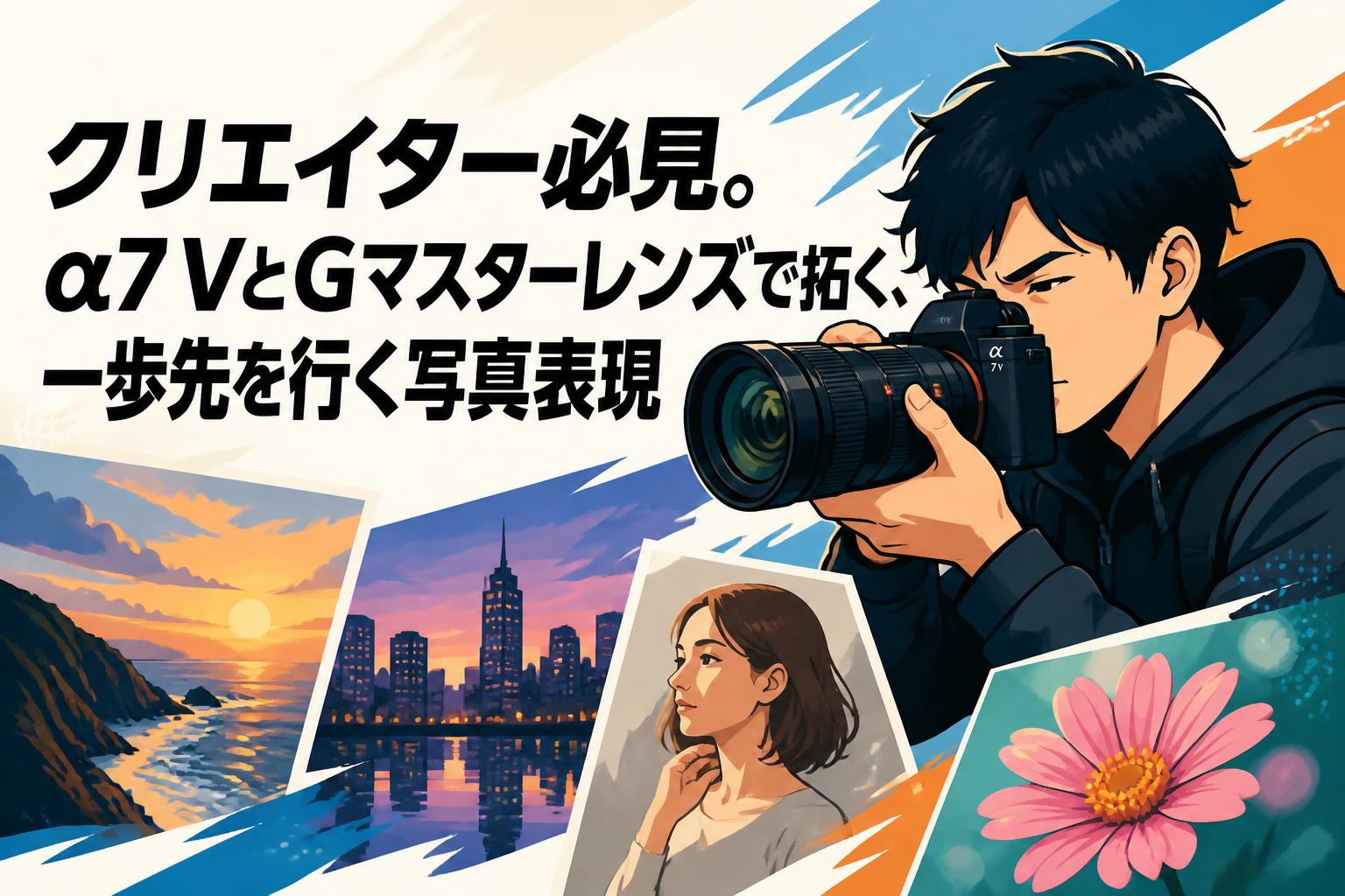 クリエイター必見。α7 VとGマスターレンズで拓く、一歩先を行く写真表現