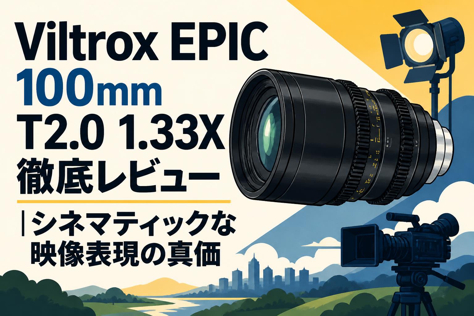 Viltrox EPIC 100mm T2.0 1.33X徹底レビュー｜シネマティックな映像表現の真価