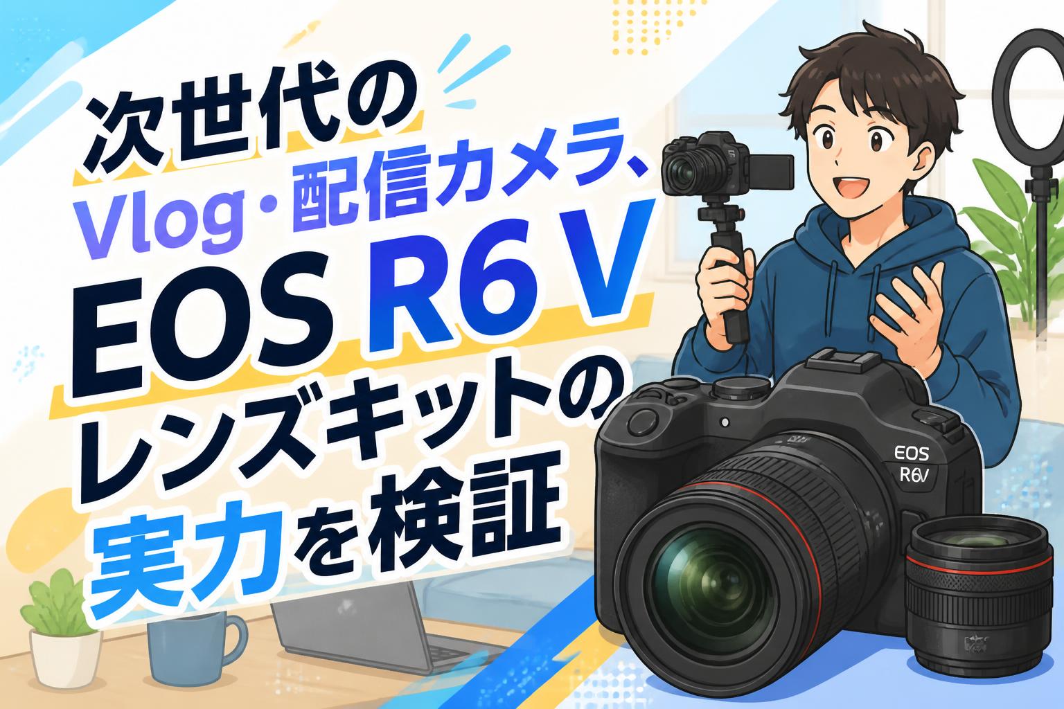 次世代のVlog・配信カメラ、EOS R6 V レンズキットの実力を検証