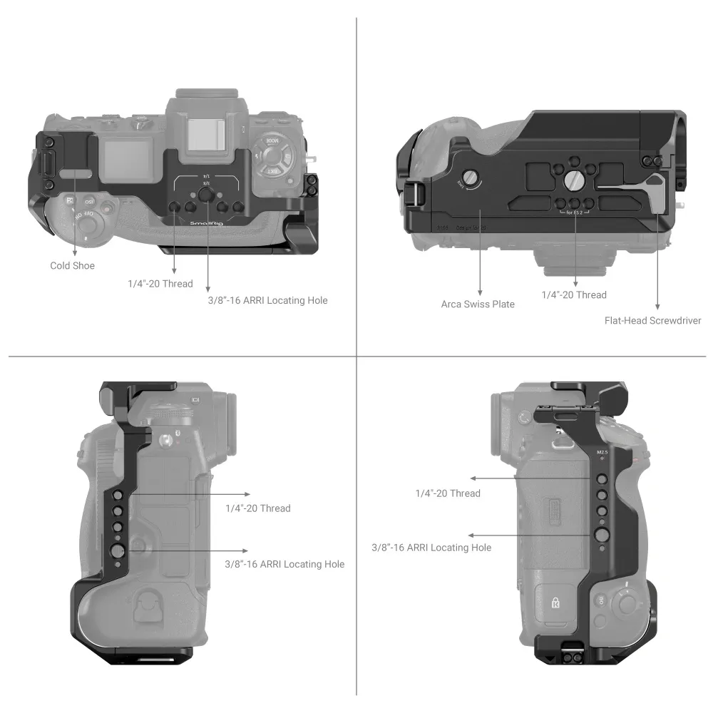 SmallRig Nikon推奨 Z9 専用カメラケージ (3195) | パンダスタジオ