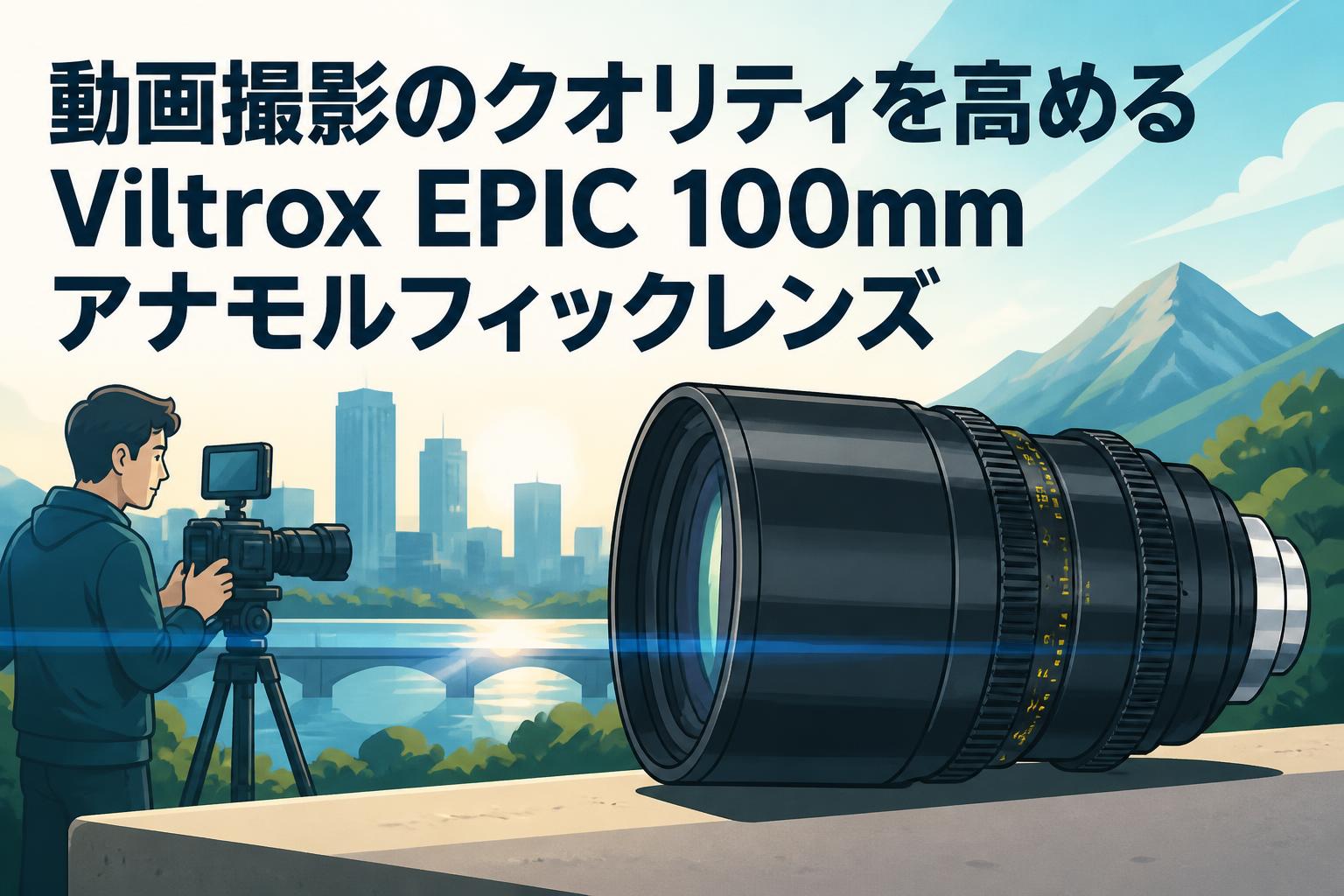 動画撮影のクオリティを高めるViltrox EPIC 100mm アナモルフィックレンズ