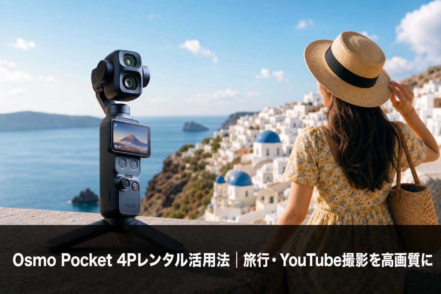 Osmo Pocket 4Pレンタル活用法｜旅行・YouTube撮影を高画質に