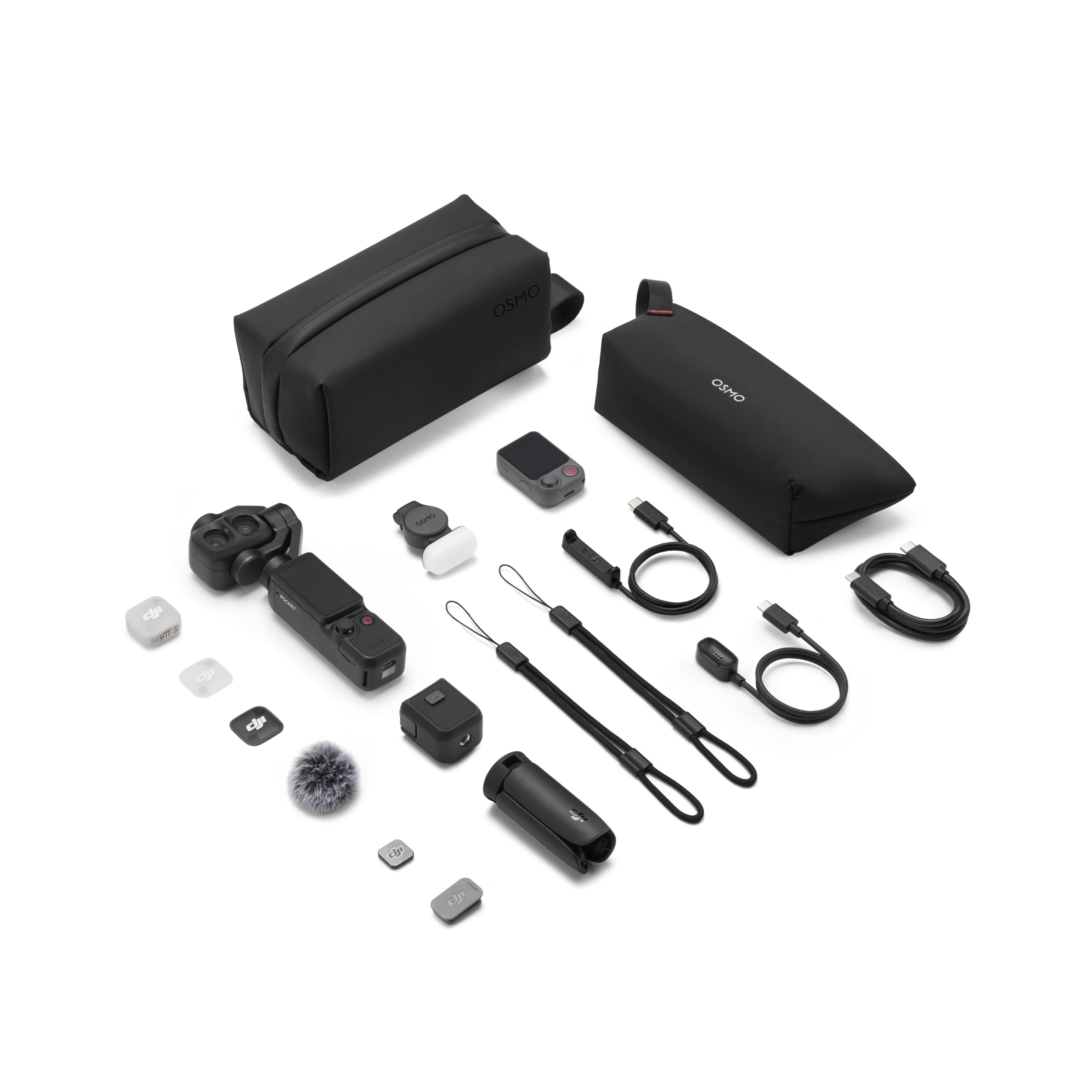 DJI Osmo Pocket 4P Vlog コンボ  (マイクロSDカード128GB付属) デュアルレンズ シネマティック ポケットジンバルカメラ
