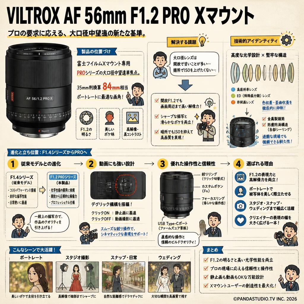 Viltrox AF 56mm F1.2 PRO Xマウント 概要