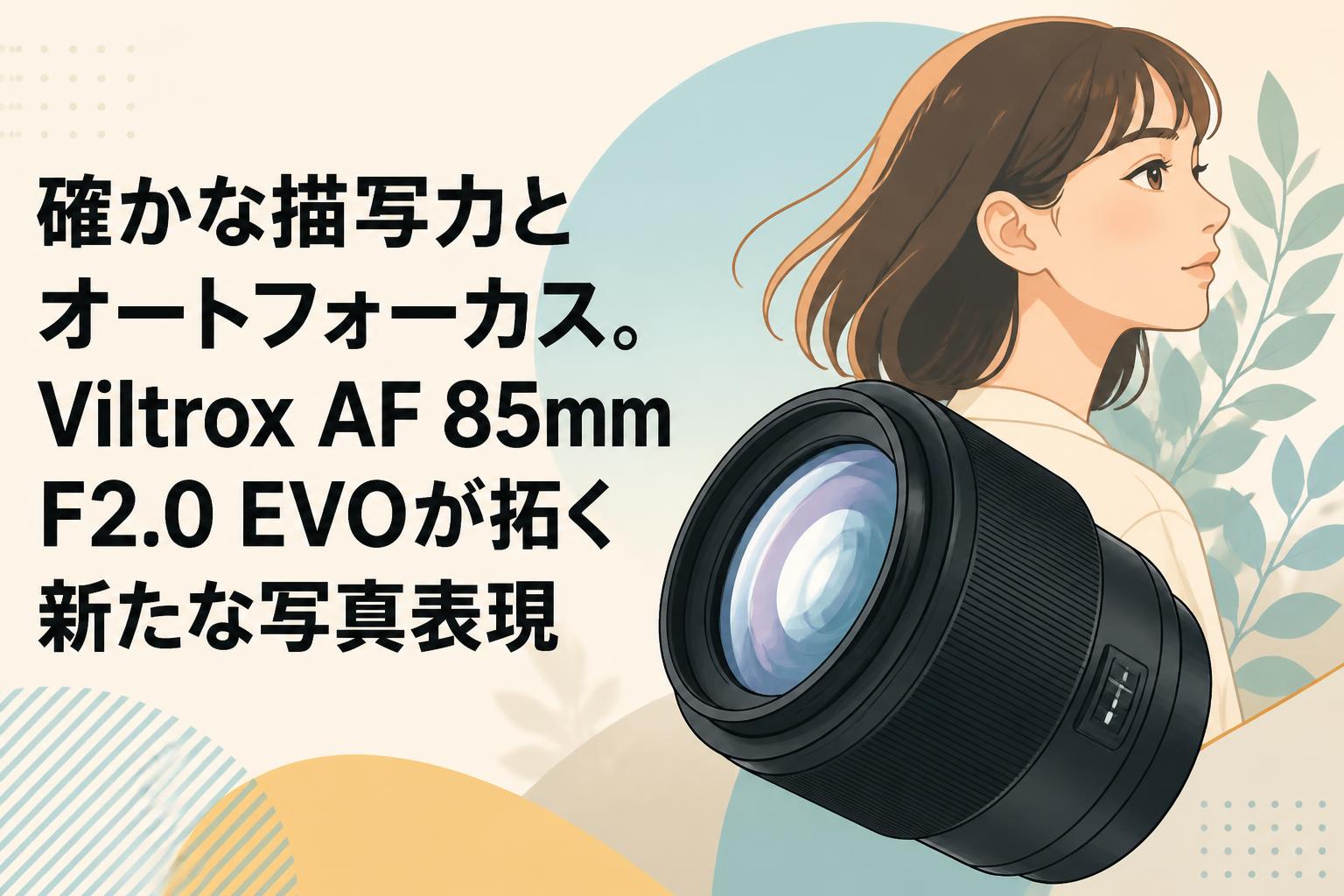 確かな描写力とオートフォーカス。Viltrox AF 85mm F2.0 EVOが拓く新たな写真表現