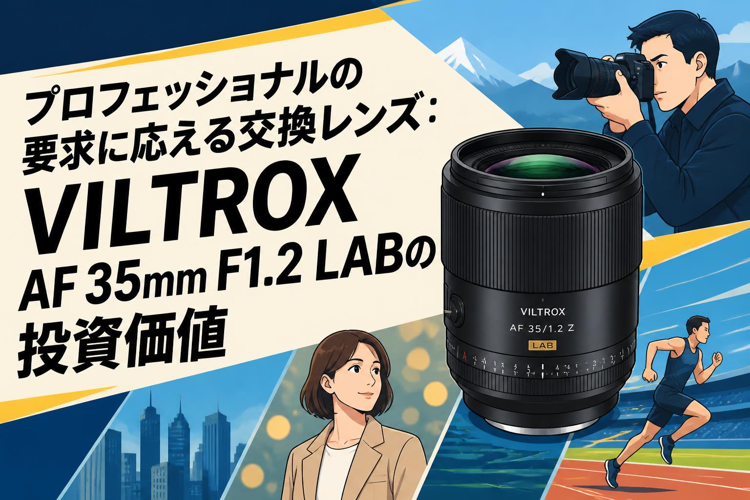 プロフェッショナルの要求に応える交換レンズ：VILTROX AF 35mm F1.2 LABの投資価値