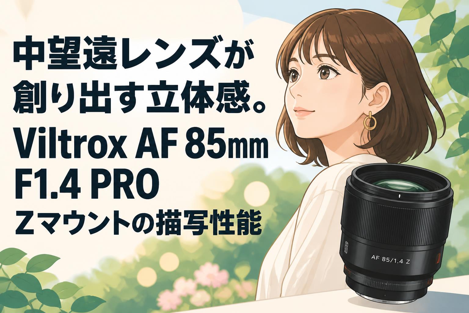 中望遠レンズが創り出す立体感。Viltrox AF 85mm F1.4 PRO Zマウントの描写性能