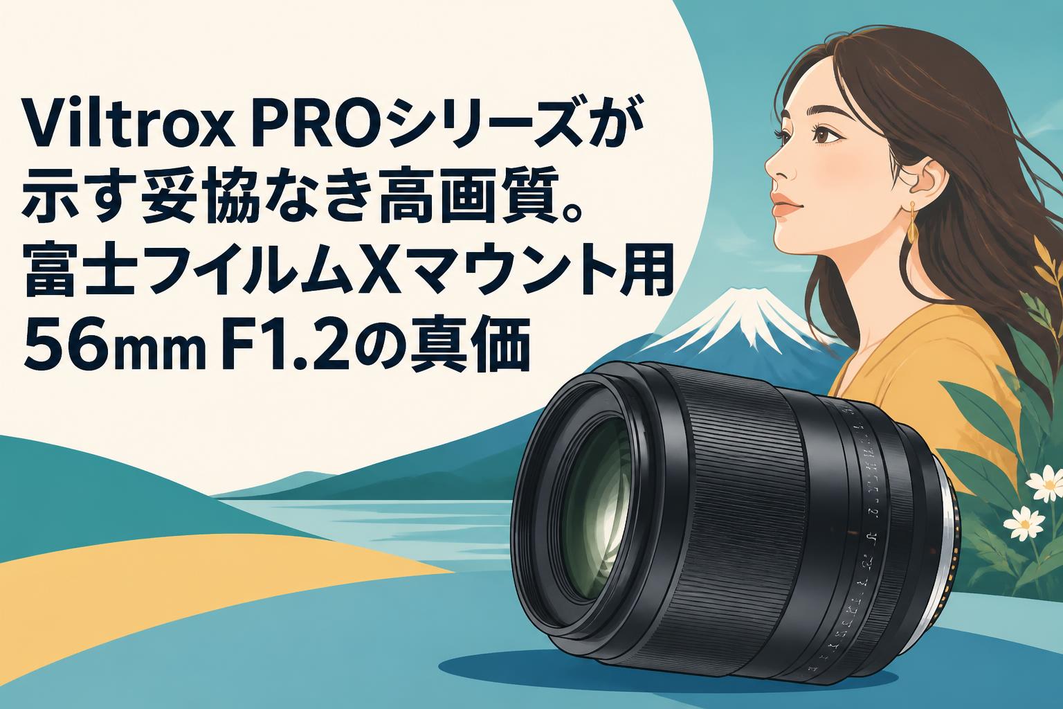 Viltrox PROシリーズが示す妥協なき高画質。富士フイルムXマウント用56mm F1.2の真価
