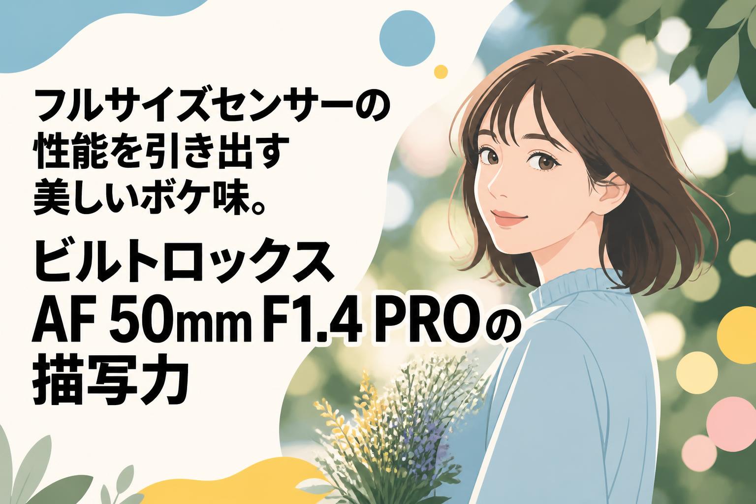 フルサイズセンサーの性能を引き出す美しいボケ味。ビルトロックス AF 50mm F1.4 PROの描写力