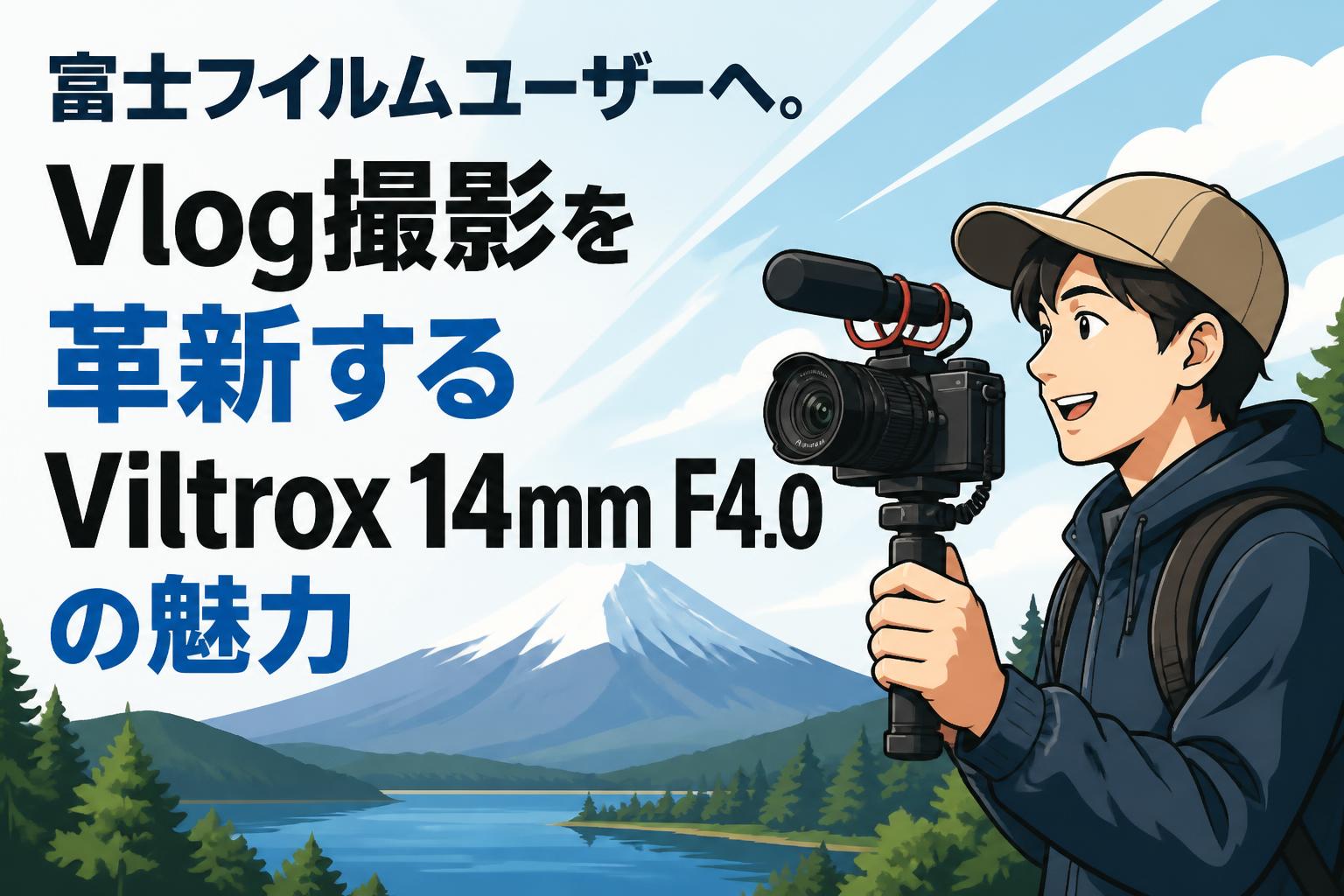 富士フイルムユーザーへ。Vlog撮影を革新するViltrox 14mm F4.0の魅力