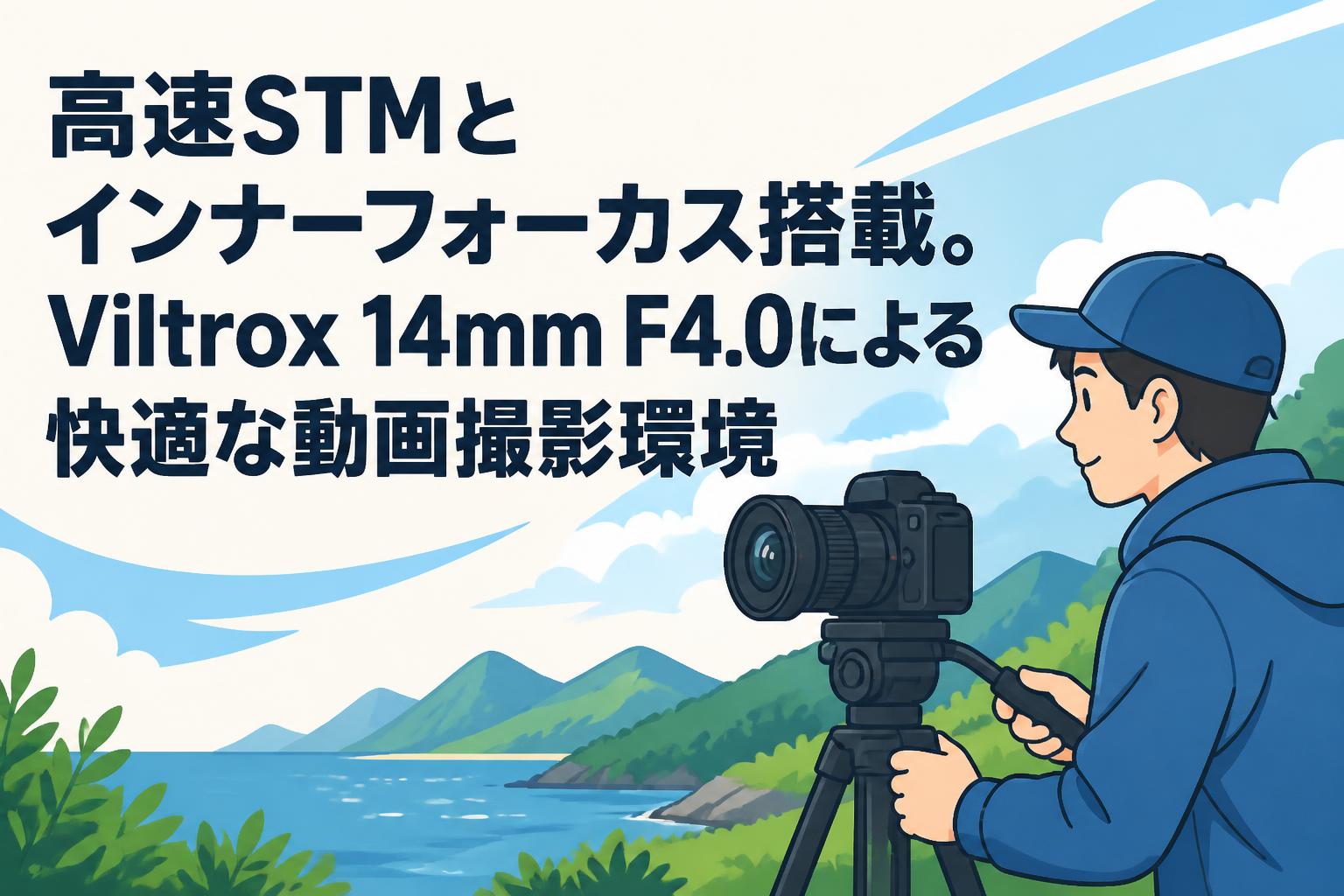 高速STMとインナーフォーカス搭載。Viltrox 14mm F4.0による快適な動画撮影環境