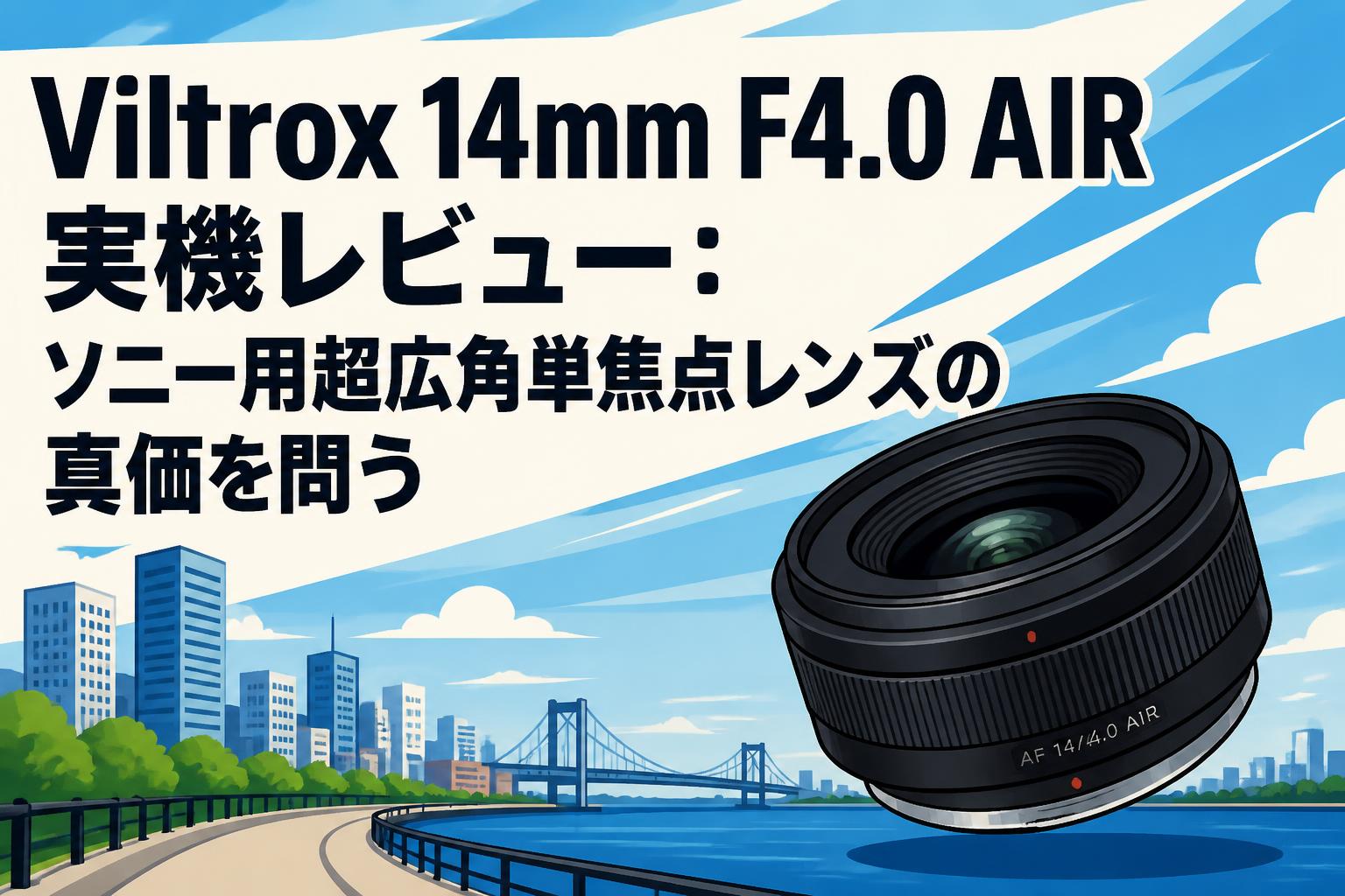 Viltrox 14mm F4.0 AIR 実機レビュー：ソニー用超広角単焦点レンズの真価を問う