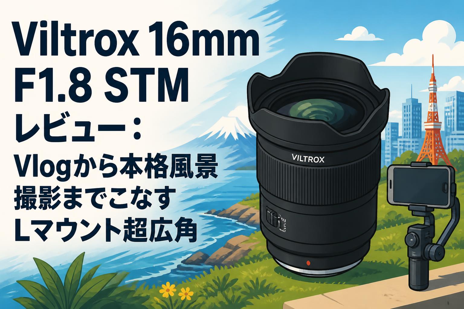 Viltrox 16mm F1.8 STM レビュー：Vlogから本格風景撮影までこなすLマウント超広角