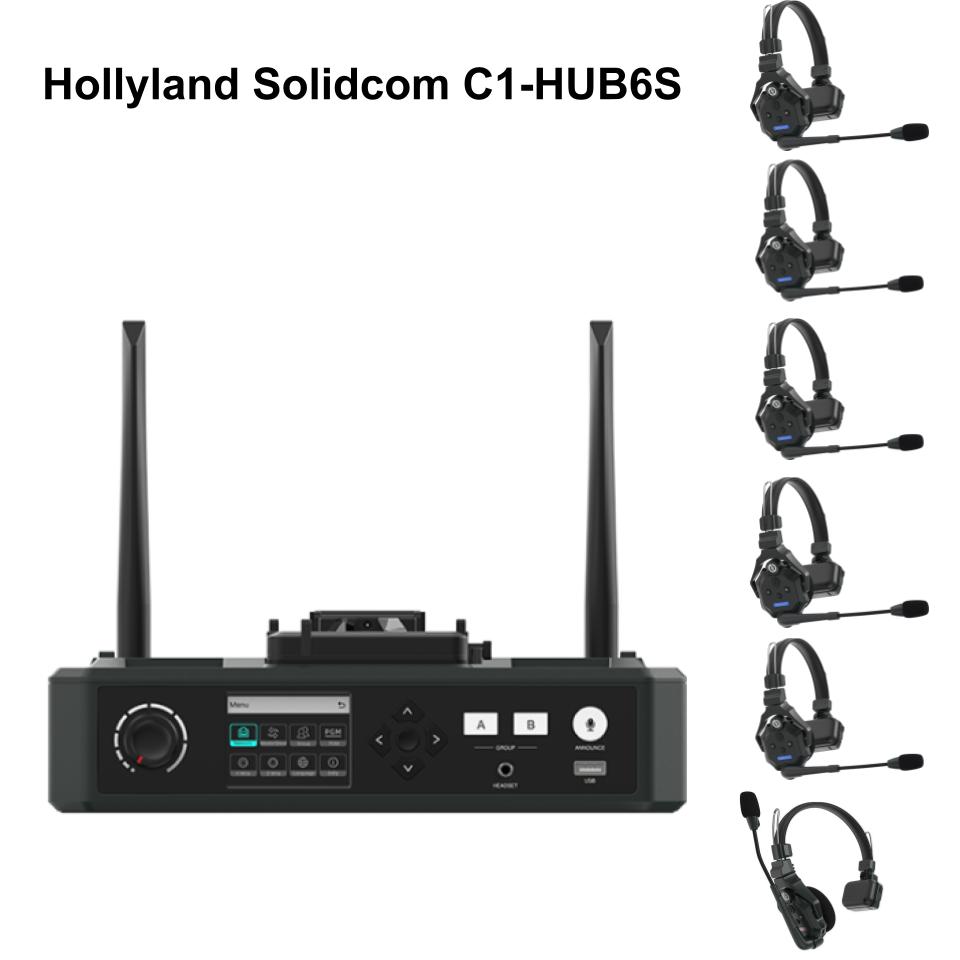 Hollyland Solidcom C1-HUB6S デジタルワイヤレスインカム