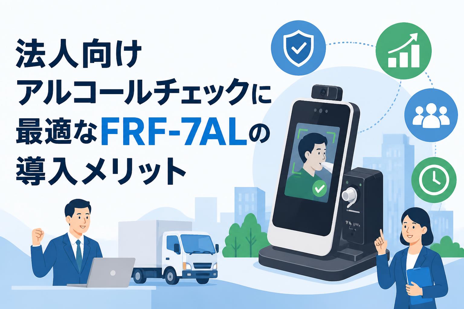 法人向けアルコールチェックに最適なFRF-7ALの導入メリット