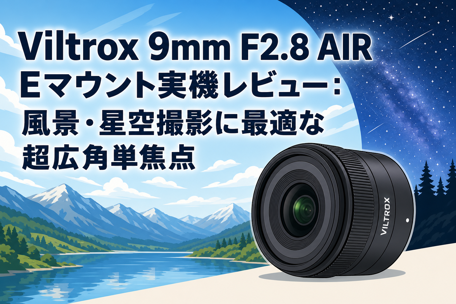 Viltrox 9mm F2.8 AIR Eマウント実機レビュー：風景・星空撮影に最適な超広角単焦点