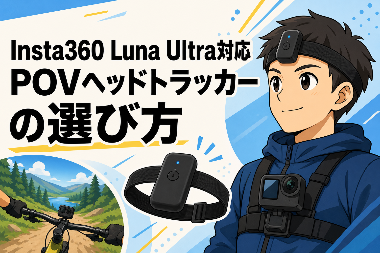 Insta360 Luna Ultra対応POVヘッドトラッカーの選び方