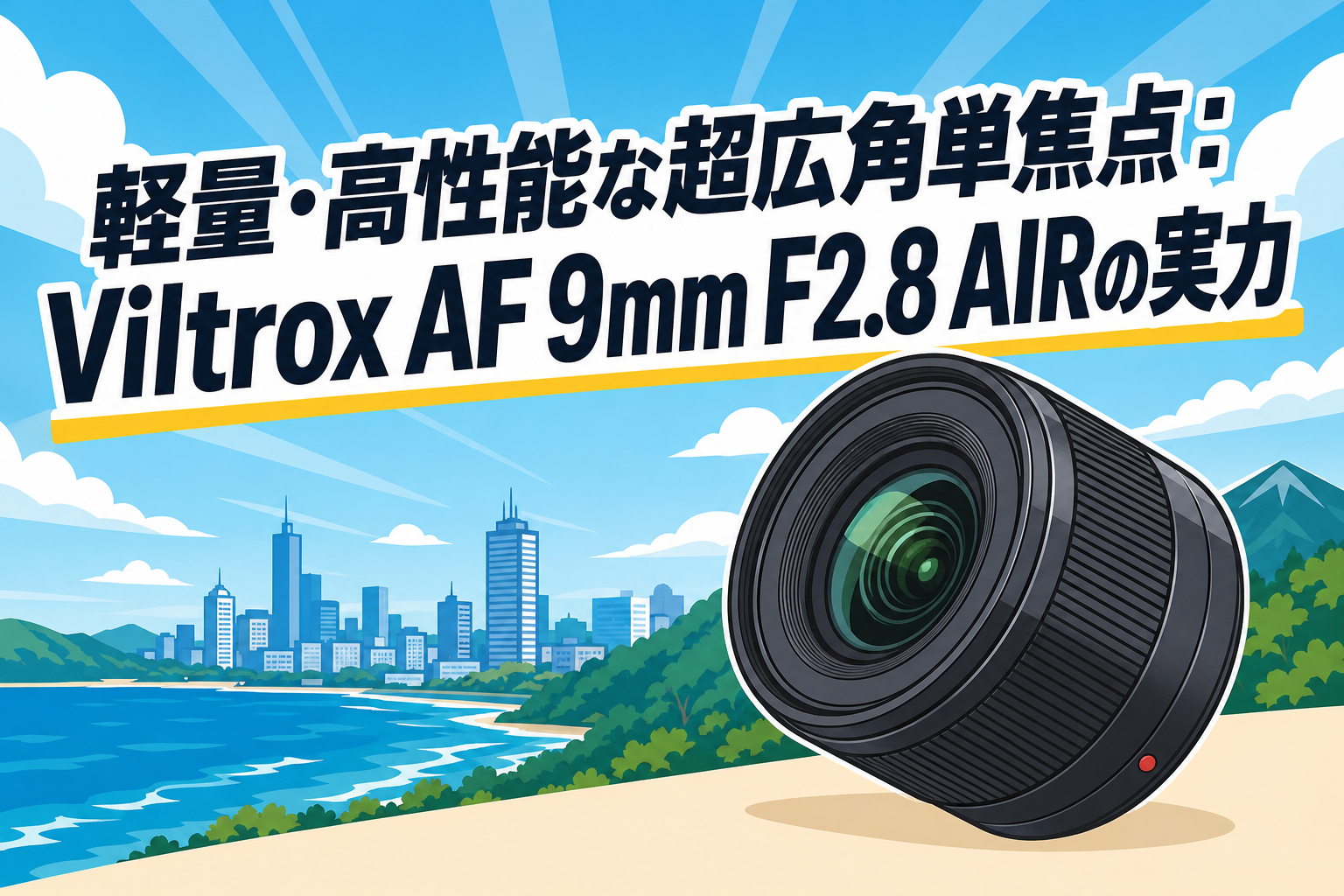 軽量・高性能な超広角単焦点：Viltrox AF 9mm F2.8 AIRの実力