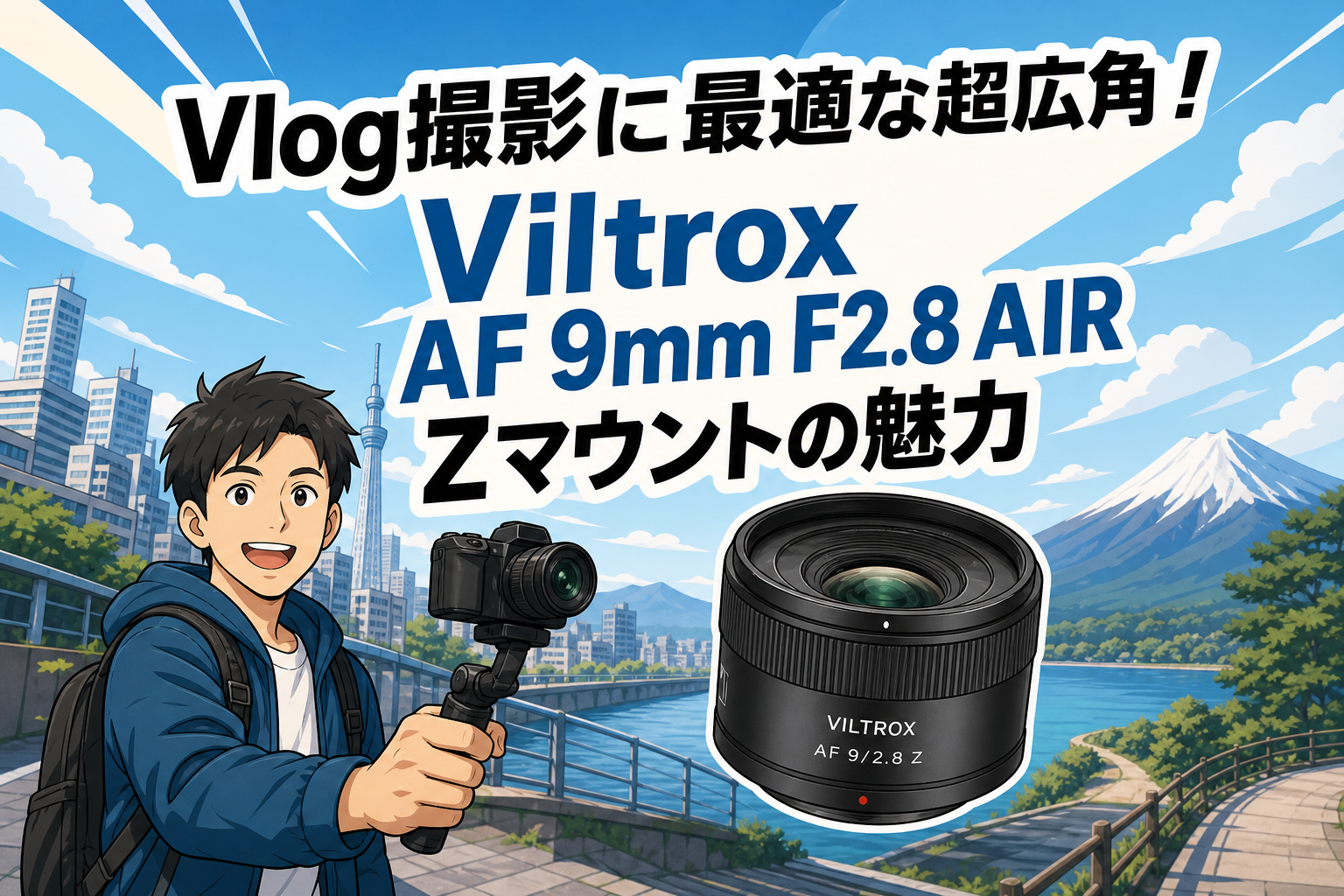 Vlog撮影に最適な超広角！Viltrox AF 9mm F2.8 AIR Zマウントの魅力