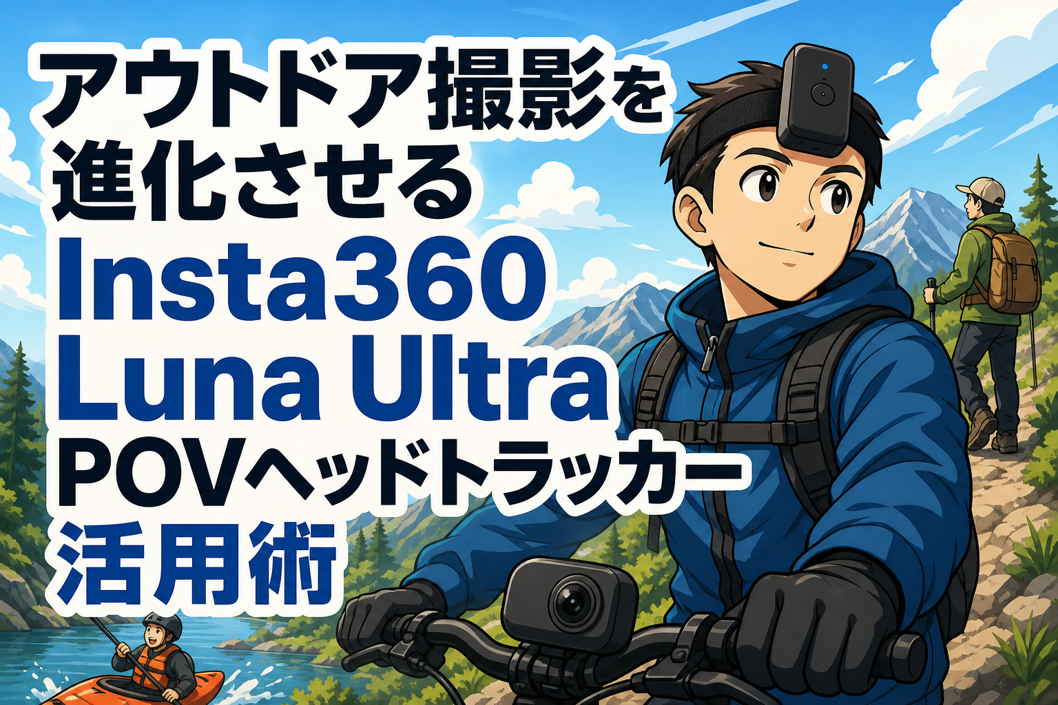 アウトドア撮影を進化させるInsta360 Luna Ultra POVヘッドトラッカー活用術