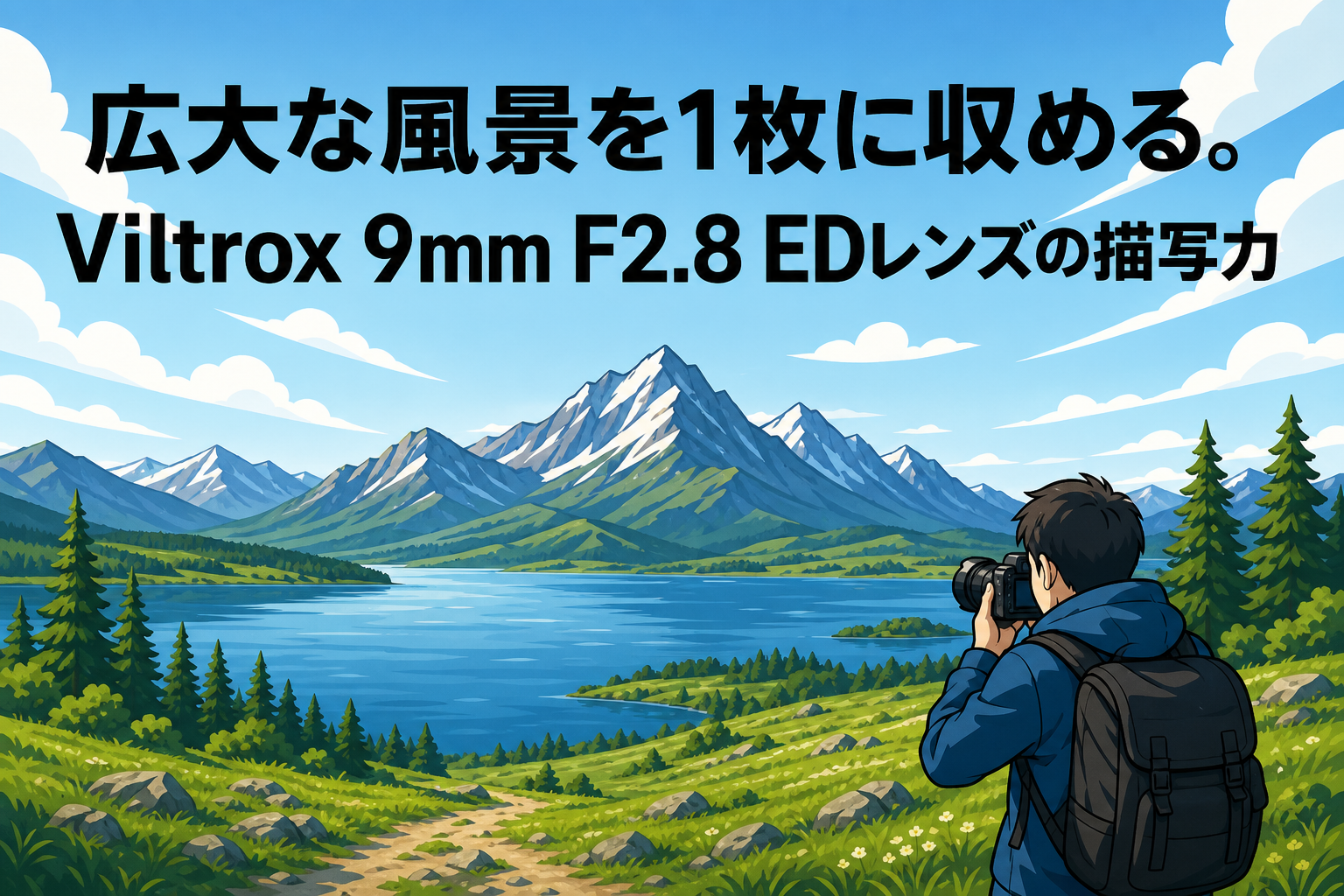 広大な風景を1枚に収める。Viltrox 9mm F2.8 EDレンズの描写力