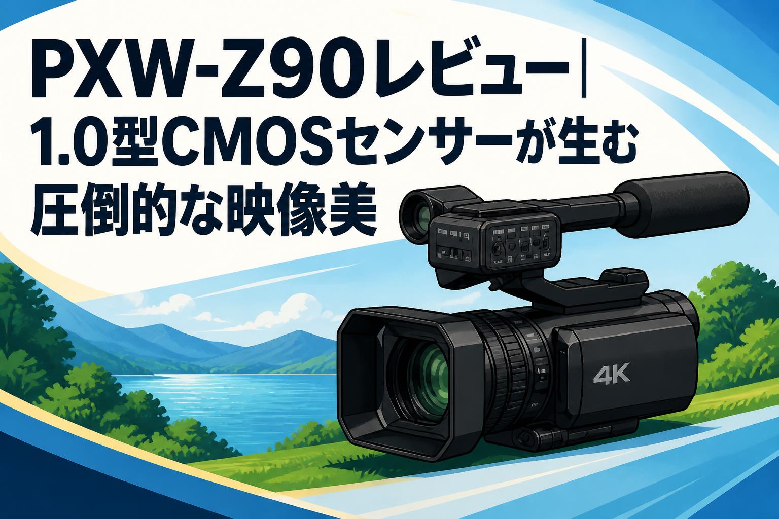 PXW-Z90レビュー｜1.0型CMOSセンサーが生む圧倒的な映像美