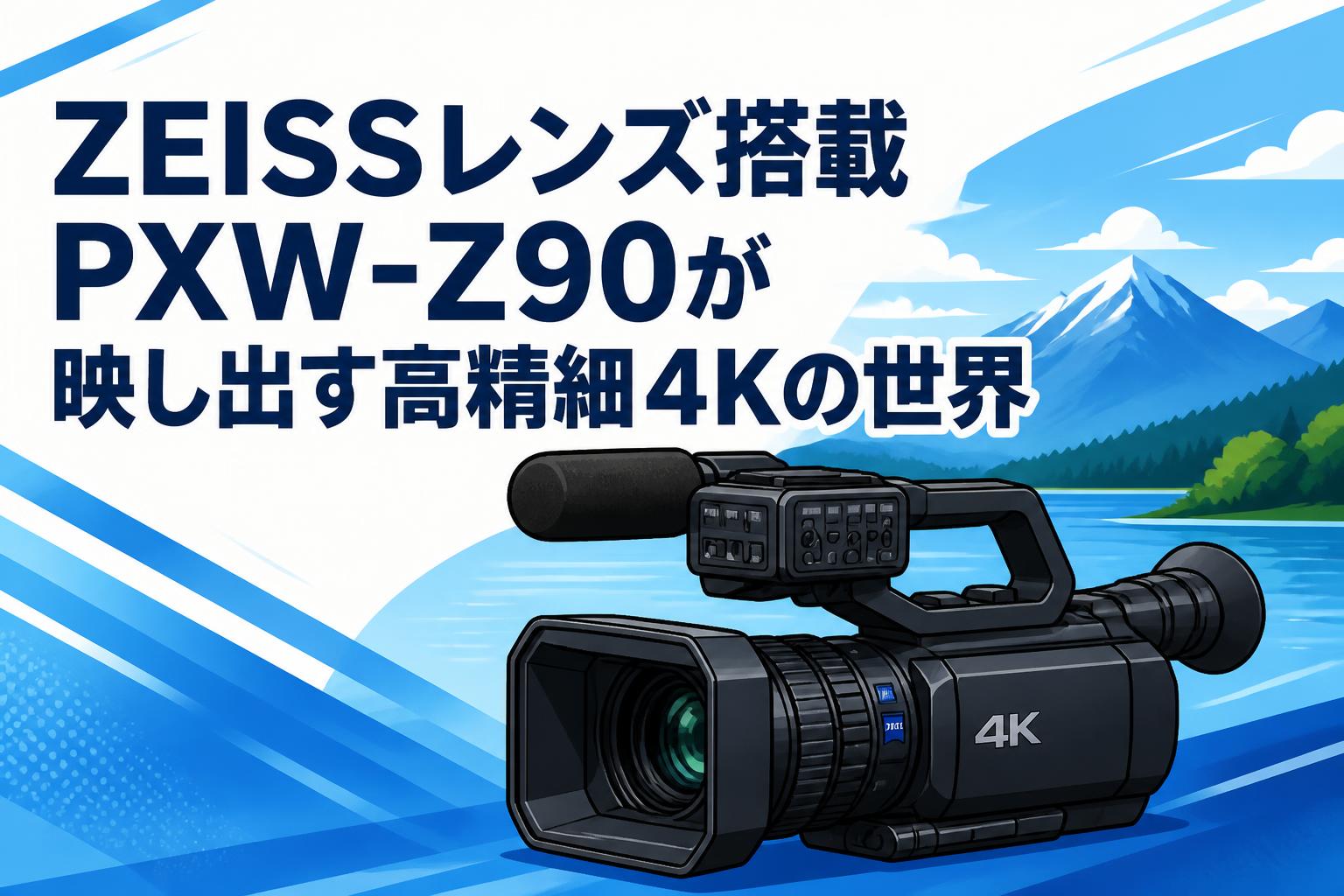 ZEISSレンズ搭載 PXW-Z90が映し出す高精細4Kの世界
