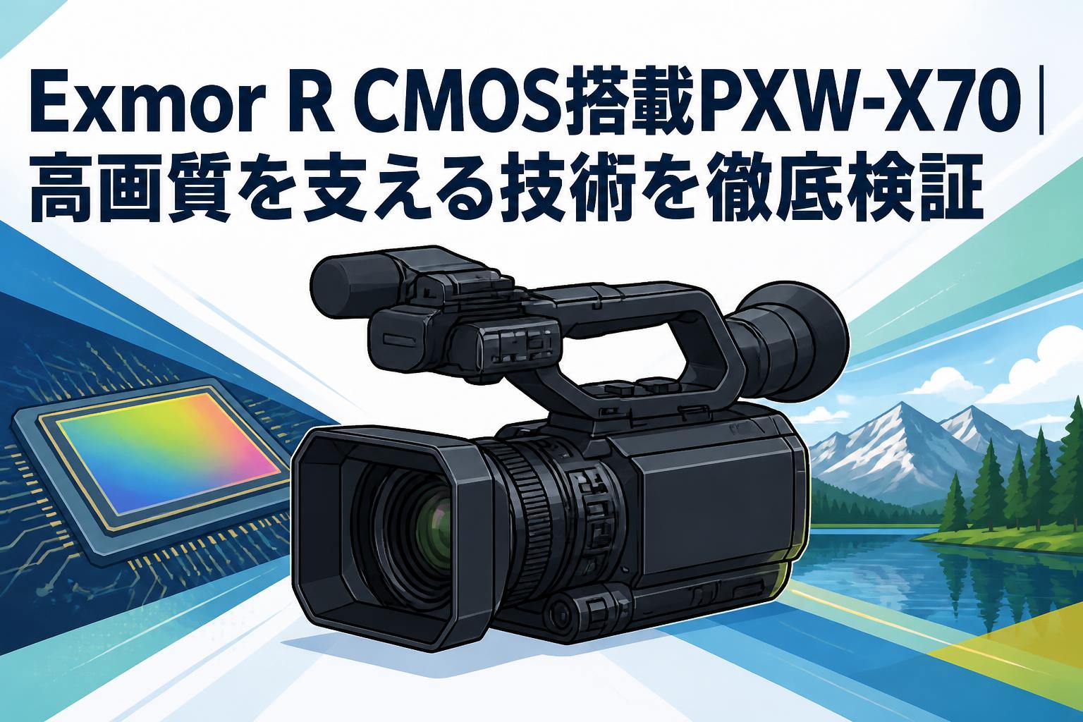 Exmor R CMOS搭載PXW-X70｜高画質を支える技術を徹底検証