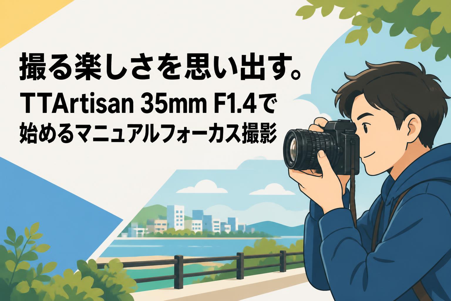 撮る楽しさを思い出す。TTArtisan 35mm F1.4で始めるマニュアルフォーカス撮影