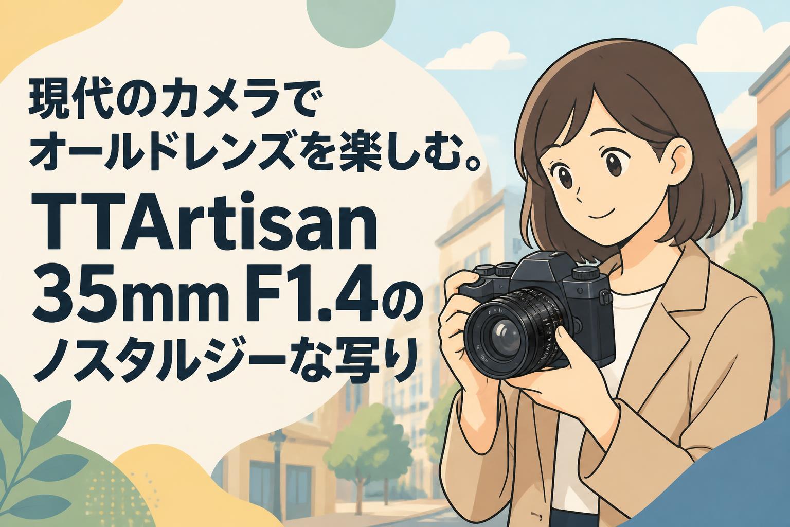 現代のカメラでオールドレンズを楽しむ。TTArtisan 35mm F1.4のノスタルジーな写り