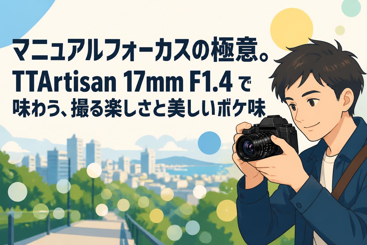 マニュアルフォーカスの極意。TTArtisan 17mm F1.4 で味わう、撮る楽しさと美しいボケ味