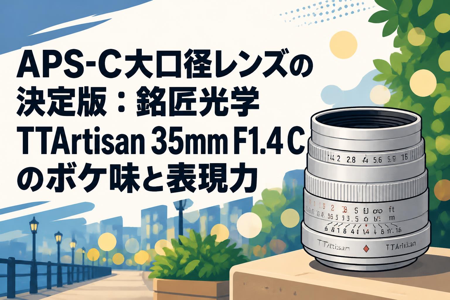 APS-C大口径レンズの決定版：銘匠光学 TTArtisan 35mm F1.4 C のボケ味と表現力