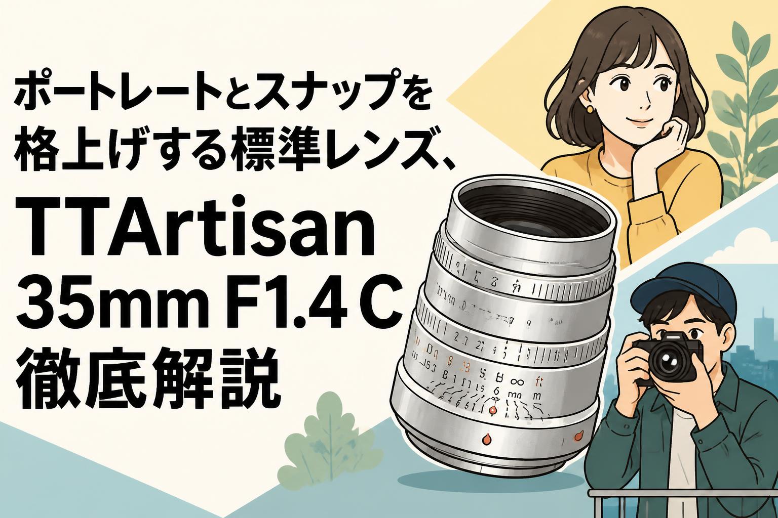 ポートレートとスナップを格上げする標準レンズ、TTArtisan 35mm F1.4 C 徹底解説
