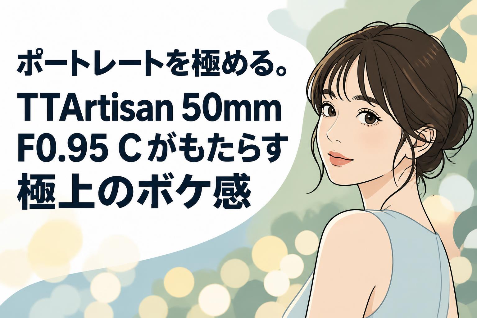 ポートレートを極める。TTArtisan 50mm F0.95 Cがもたらす極上のボケ感