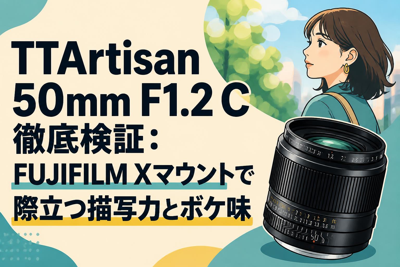 TTArtisan 50mm F1.2 C 徹底検証：FUJIFILM Xマウントで際立つ描写力とボケ味